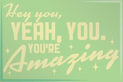 Motivation You're Amazing - 2x3 Magnet picture