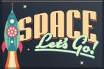 Space - Let's Go! 2x3 Magnet
