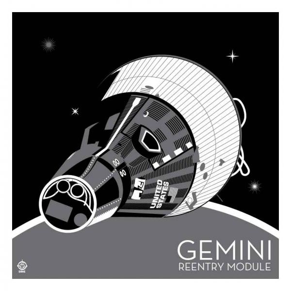 Gemini Reentry Module Probe - 10x10 Giclee Print picture