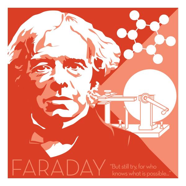 Michael Faraday - Eureka Giclee print picture