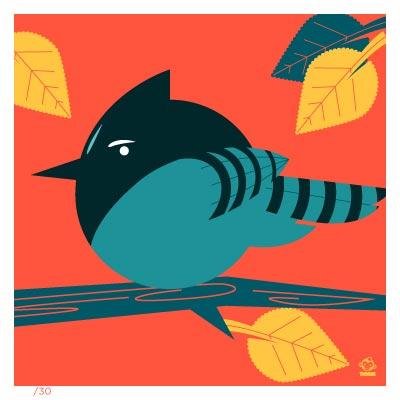 Stellar's Jay 4x4 Limited Edition Print