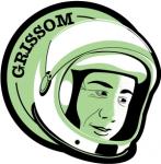 Astronaut of the Month Gus Grissom Wood Pin