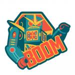 BOOM Robot Wood Pin