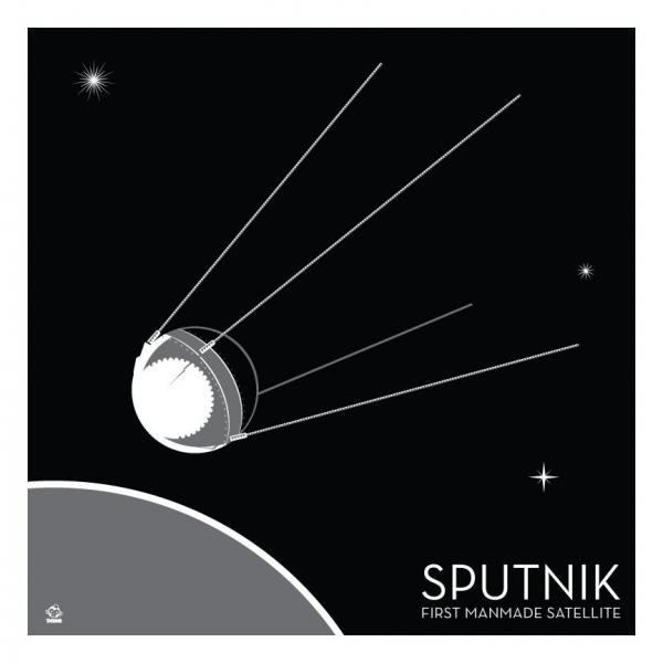 Sputnik - 10x10 Giclee Print picture