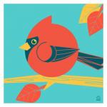 BORBS Cardinal 4x4 Limited Edition Print