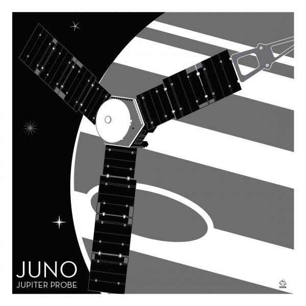 Juno Jupiter Probe - 10x10 Giclee Print picture