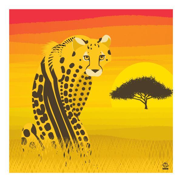 King Cheetah 10x10 Giclee Print picture
