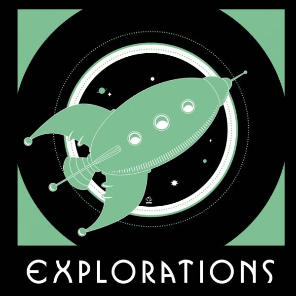 Explorations! 12x12 Limited Edition Screenprint picture