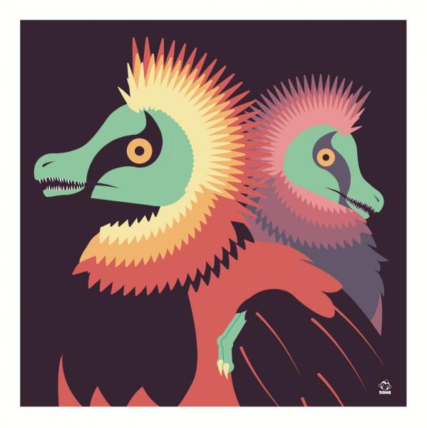 Raptors 10x10 Giclee Print