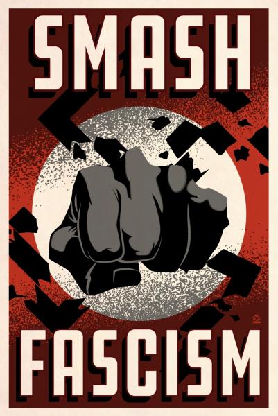 Smash Fascism - 12x18 POPaganada Print picture