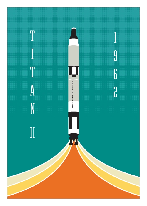 Titan II 5x7 Giclee Print