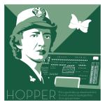 Grace Hopper - Eureka 6x6 Giclee Print