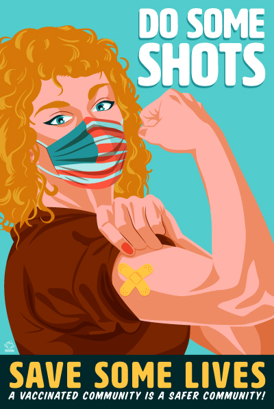 Do Some Shots Vaccine Poster - 12x18 POPaganada Print picture