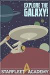 Explore The Galaxy Star Trek 12x18 Print