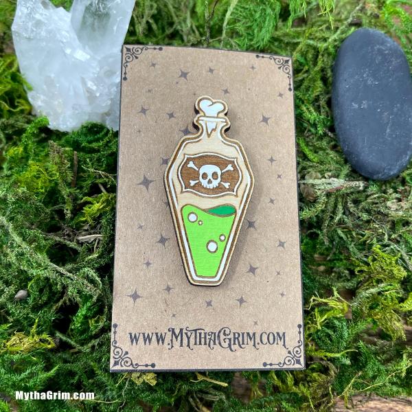 Poison Potion Wood Pin picture