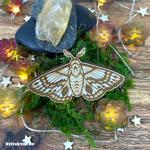 Moth Wooden Pin