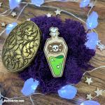 Poison Potion Wood Pin