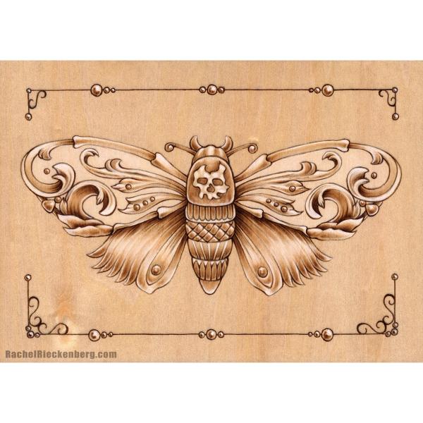 Death Head Moth - Open Edition Print