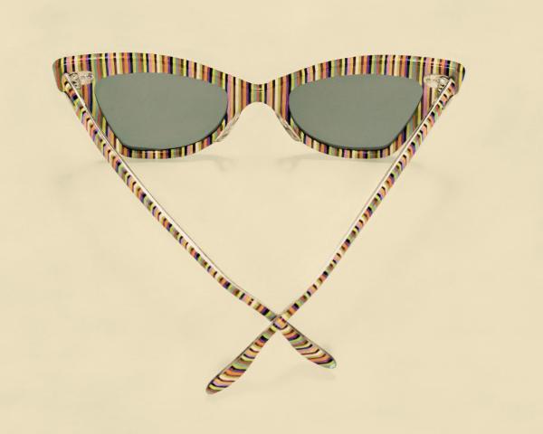 Striped Ray Bans picture