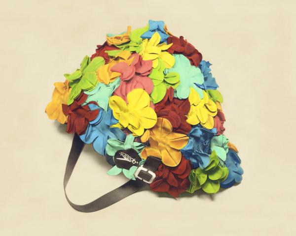 Speedo Flower Swim Cap REPRODUCTION