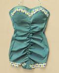 Ruched Vintage Swim Suit REPRODUCTION