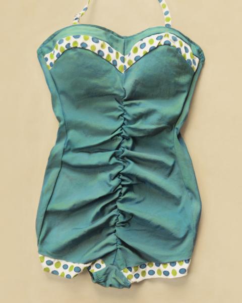 Ruched Vintage Swim Suit REPRODUCTION picture