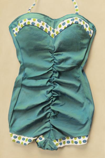 Ruched Vintage Swim Suit