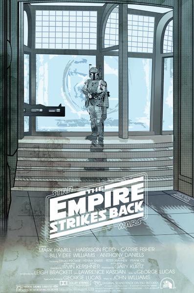 Empire Strikes Back Metal Print