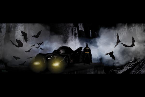 Batcave '88 Metal Print picture