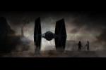 Tie Fighter 12x18" Metal Print