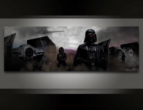 Vader Tie Advanced X1 premium artistic canvas picture