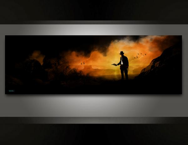 Indiana Jones Adventures premium artistic canvas picture