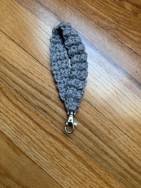 Cotton Crochet Key Wristlet | Handmade Keychain Strap