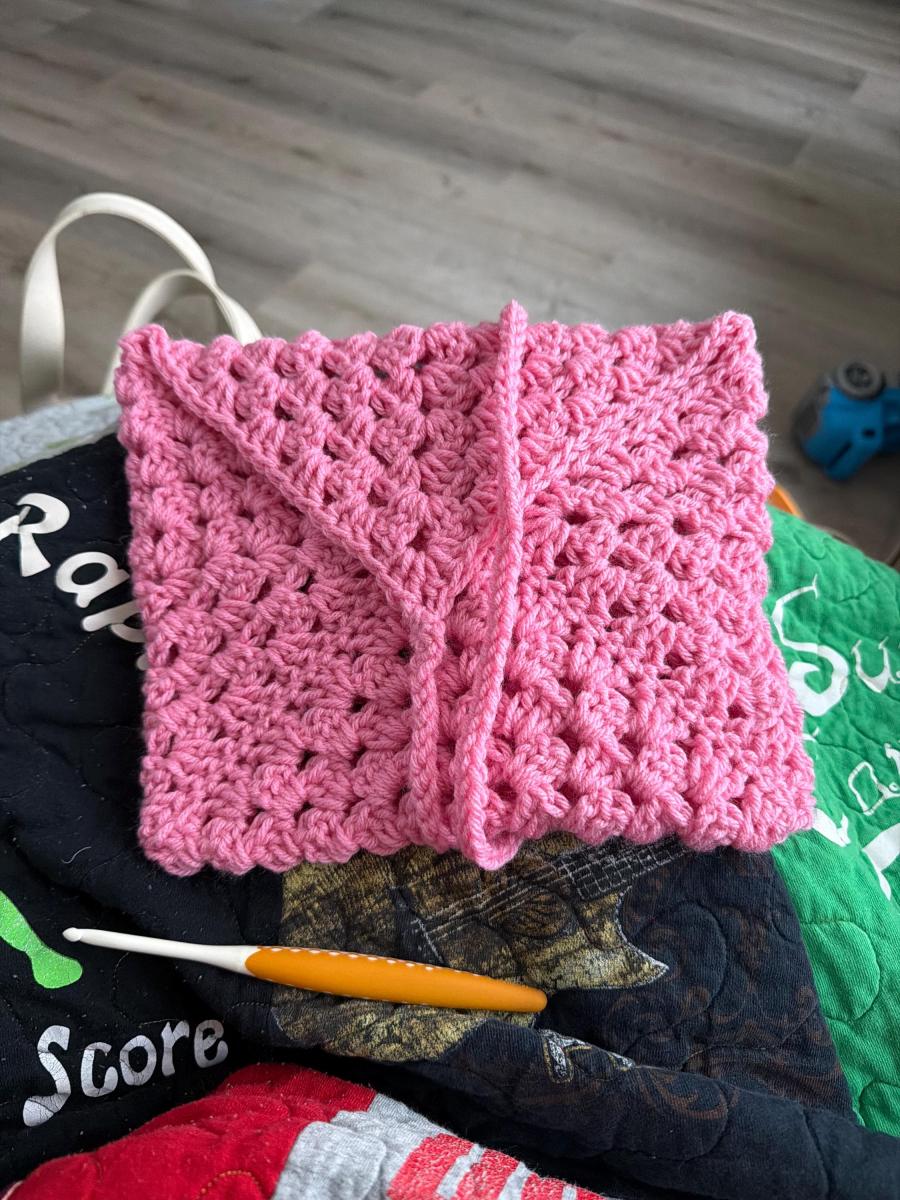 Handmade 100% Cotton Crochet Book Cover | Reusable Fabric Book Sleeve | Protects Paperbacks and Hardcovers | Book Lover Gift picture