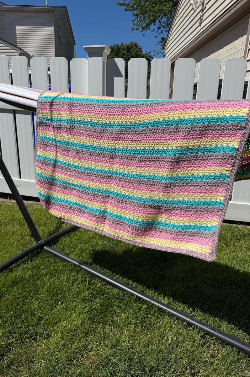 Handmade Crochet Baby Blanket picture