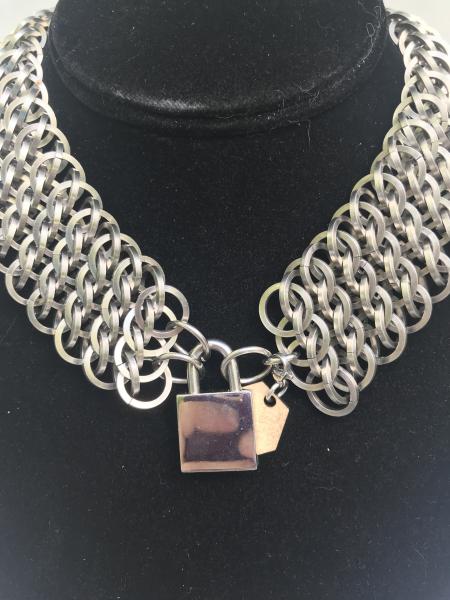 Stainless Steel and Welded Heart Necklace picture