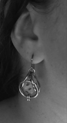 Captured Mini D20 Earrings - 6 colors available picture