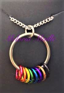 Pride Circle Necklace - other flags available
