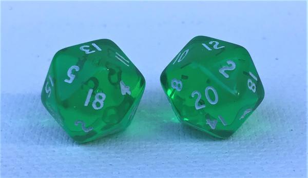 Captured Mini D20 Earrings - 6 colors available picture