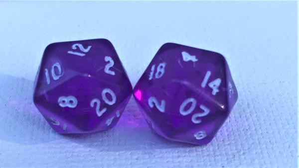 Captured Mini D20 Earrings - 6 colors available picture