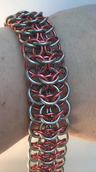 Interwoven 4-in-1 Bracelet - Coral AA and Stainless Steel picture