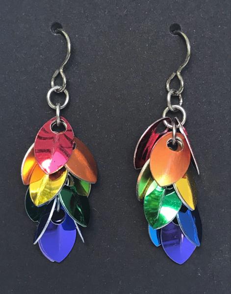 Tiny Rainbow Scale Earring picture