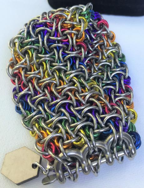 Rainbow and Stainless Cuff picture