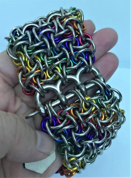 Rainbow and Stainless Cuff picture