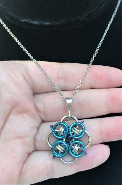 Helm Variant Pendant - Teal picture