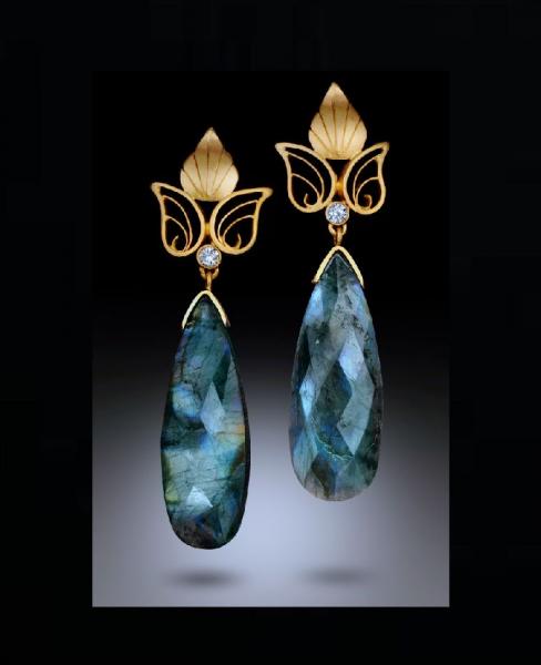 Labradorite Earrings