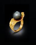 Black Tahitian Pearl Ring