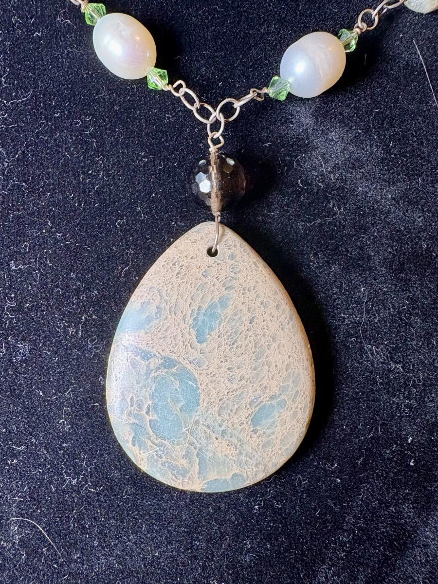 Larimer Crystal & Beaded Necklace picture