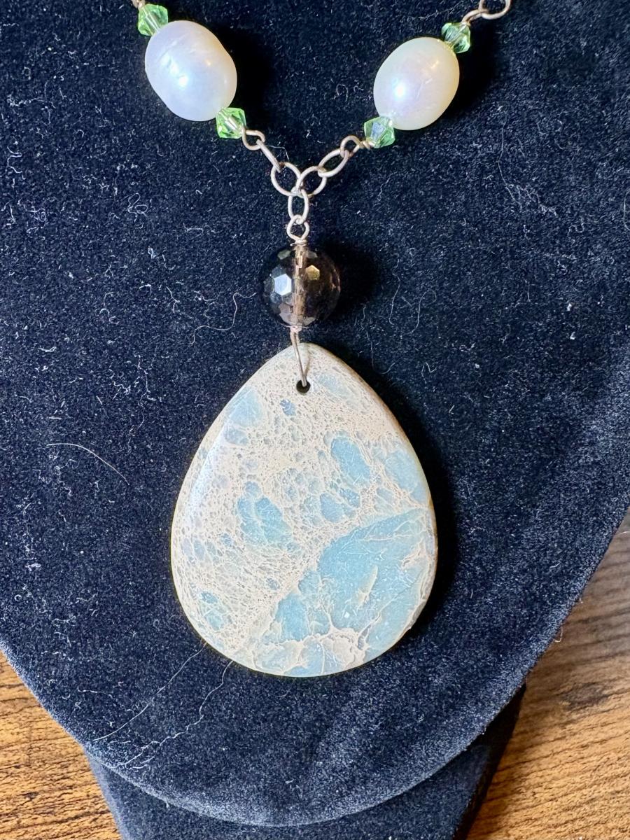 Larimer Crystal & Beaded Necklace picture