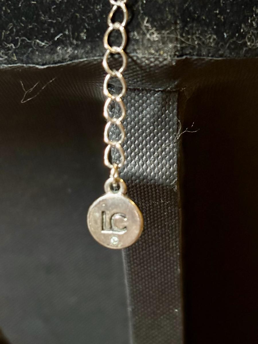 Liz Claiborne Victorian Style Sliver Tone Necklace picture